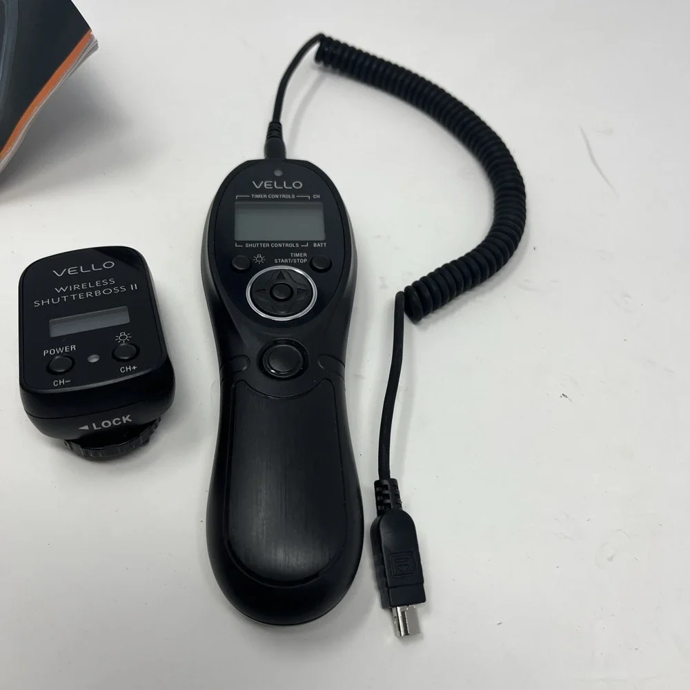 Vello Wireless ShutterBoss‎ II Timer Remote Receiver Camera Shutter Release